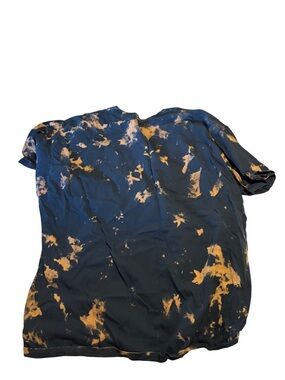 Gildan Heavy Cotton Black Bleach Dye Tee 3XL Unisex